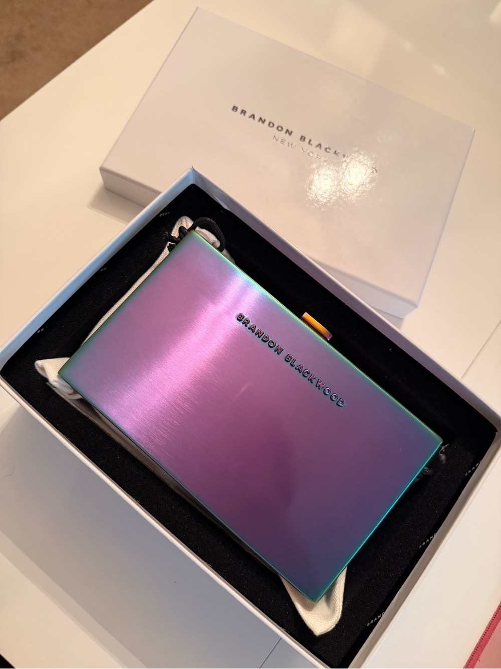 Brandon Blackwood Iridescent Clutch